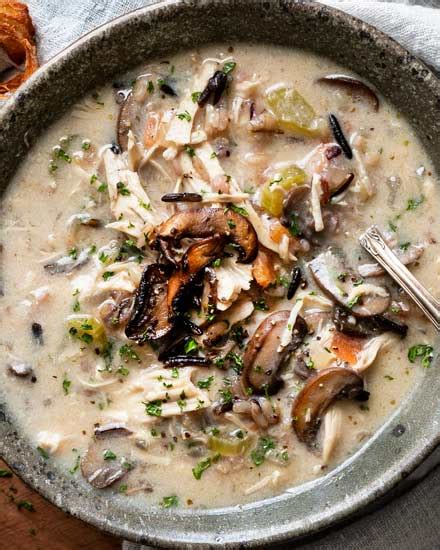 Instant Pot Chicken Mushroom Wild Rice Soup 365 Days Of Slow Cooking And Pressure Cooking