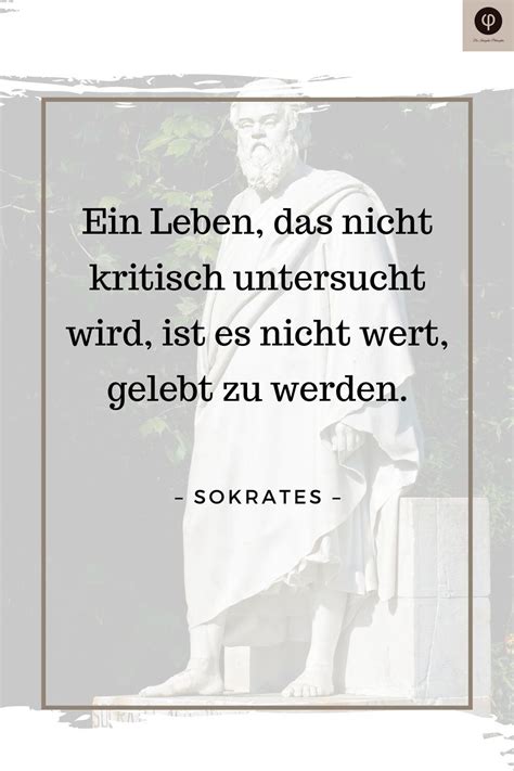 Sokrates Zitate Spr Che Texte Aphorismen Philosophie