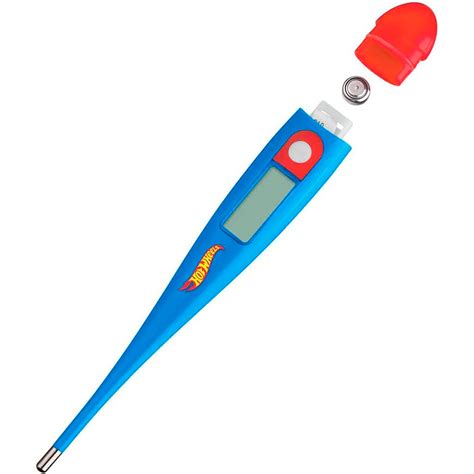Termômetro Digital Hot Wheels Azul HC Multilaser DoRéMi Brinquedos As melhores marcas em