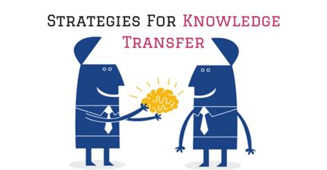 Strategies For Knowledge Transfer