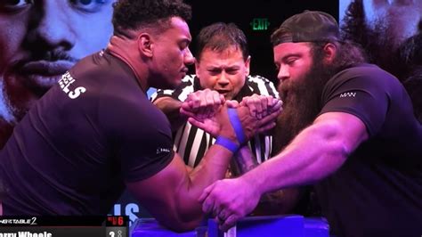 Larry Wheels Suffers Another Defeat In Arm Wrestling Against Brandon Allen Fitness Volt