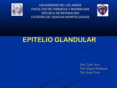 Tejido Glandular Ppt