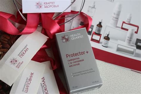 Квартет здоровья Protector+ Сыворотка с альфа-липоевой кислотой ...