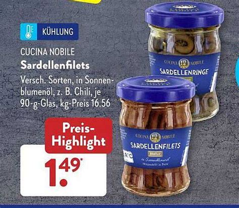 Cucina Nobile Sardellenfilets Angebot Bei Aldi Sud