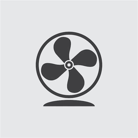 El Icono Del Ventilador Vector Premium