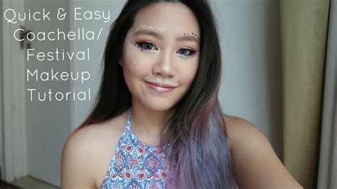 Quick And Easy Coachella Festival Makeup Tutorial Kahaiseow Youtube