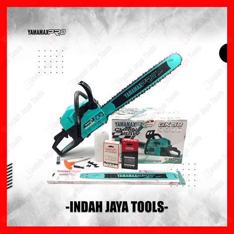 Jual Yamamax Pro Oregon Chainsaw Laser Inch Gergaji Potong Pohon