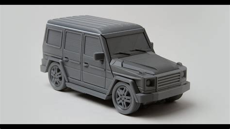 3d Printer Foldable Suv Easy Printig Toy Car Youtube