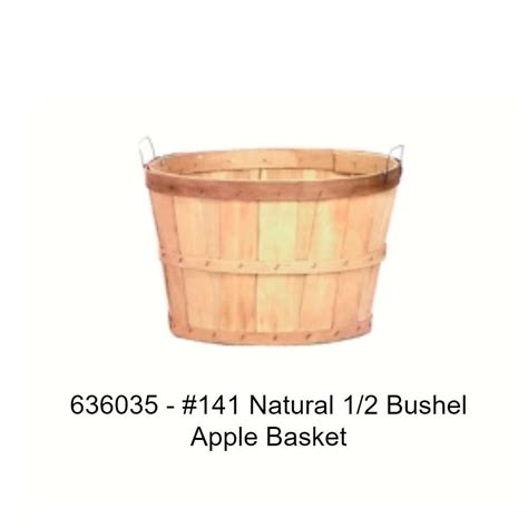 1/2 Bushel 14×10 inch Natural Apple Basket 636035 | Okanagan Bag & Box