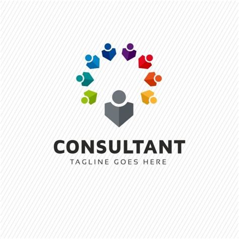 Consultant Human Logo Template #70546 - TemplateMonster | Human logo ...