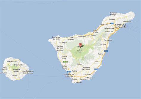 Tenerife Map And Tenerife Satellite Image