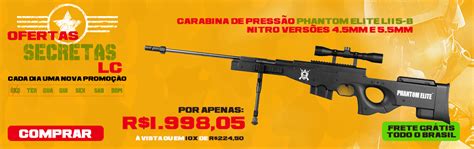 Airsoft Carabina de Pressão Pistola Chumbinho Loja da Carabina