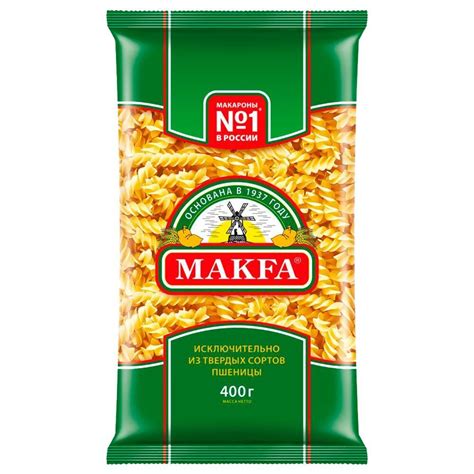 Макароны Макфа Спирали