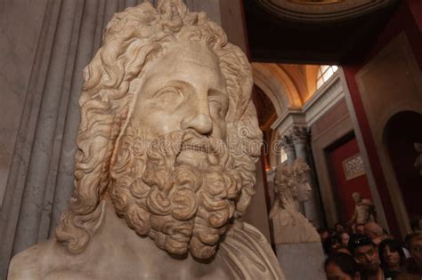 Famous Statues and Art Works within Gallery of Vatican Editorial Photo ...