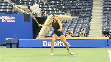 Aryna Sabalenka Monster Forehands Grinding Against Jannik Sinner At