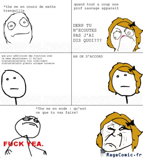 En Cours Fuck Yeah Rage Comics Francais Troll Face