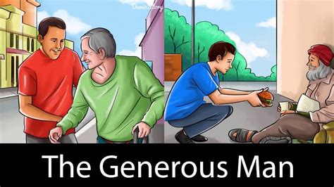 Generous Person Cartoon