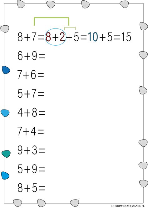 Dodawanie I Odejmowanie W Zakresie 20 Edukacja Domowa W Praktyce