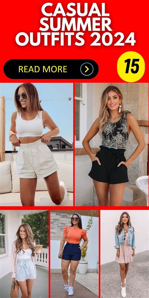 Trendy Casual Summer Outfits 2024 Chic And Comfy Styles For Women In