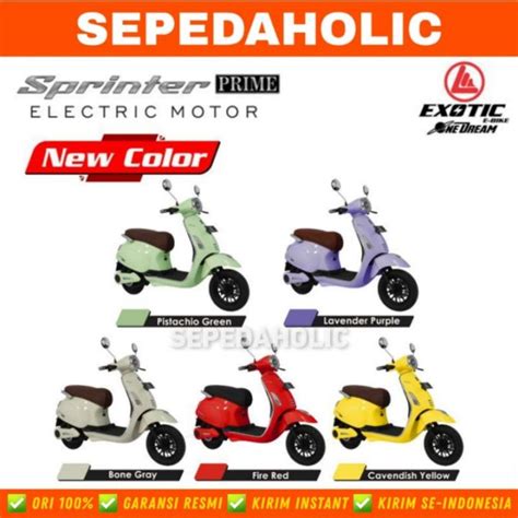 Sepeda Motor Listrik Exotic Sprinter Prime Watt Electric Bike