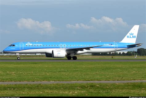 PH NXG KLM Cityhopper Embraer E195 E2 ERJ 190 400 STD Photo By