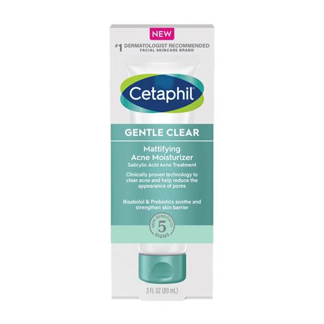 Cetaphil Face Moisturizer Gentle Clear Mattifying Acne Moisturizer