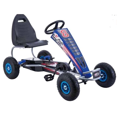 Kart Cu Pedale Go Kart Scaun Reglabil Roti Cauciuc Cu Camera Mers