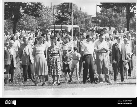 Hennigsdorf Rally Of The National Front Demonstration Demo Ddr