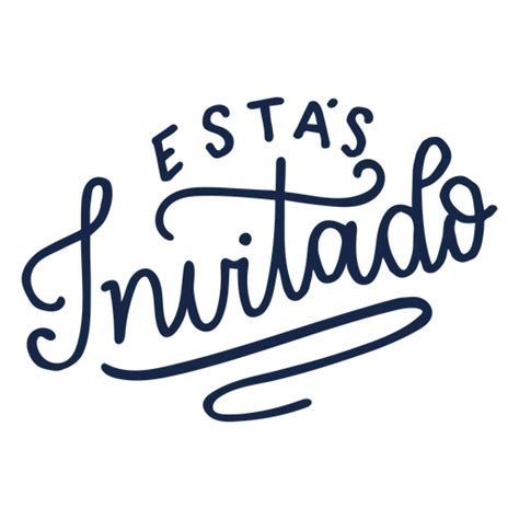 Estas Invitaciones Descargar PNG SVG Transparente