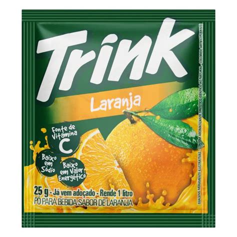 Refresco em Pó Laranja Trink Pacote 25g Compre Online Cato