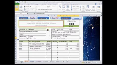 Formato De Cotizacion En Excel Xls Sample Excel Templates