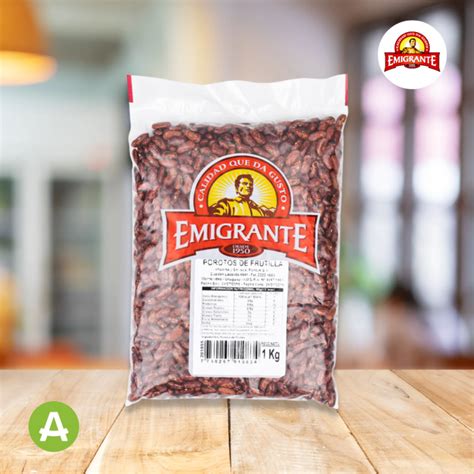 Porotos Frutilla 1 Kg Emigrante ALMA Foods