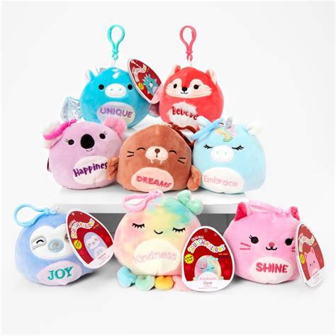 Squishmallows™ 3.5" Inspirational Message Soft Toy Keychain - Styles ...