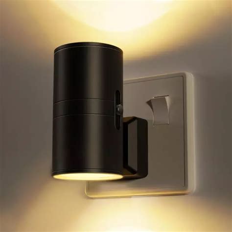 LOHAS LED NIGHT LIGHT Plug In Wall 1 Pack Vintage Night Light With