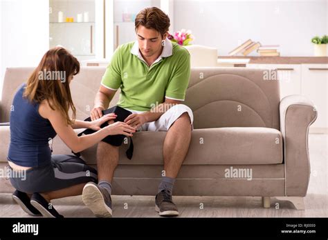 Concept Of Knee Sports Injury Stock Photo Alamy