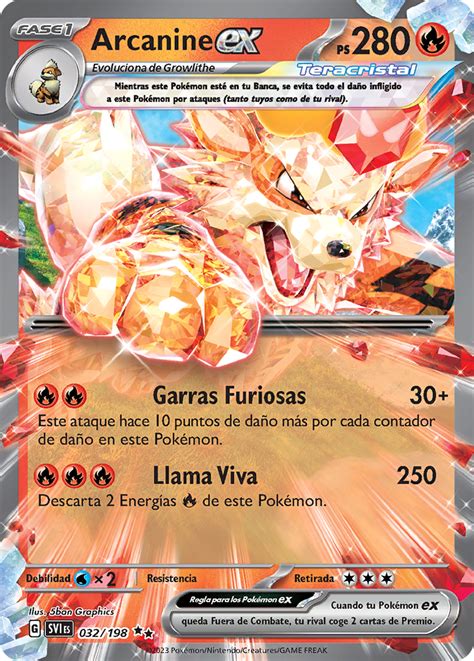 Archivo Arcanine Ex Escarlata Y P Rpura Tcg Png Wikidex La