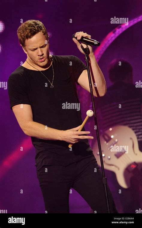 Imagine Dragons Lead Singer Dan Reynolds Performs At The 2014 Muchmusic Video Awards Mmva Stock