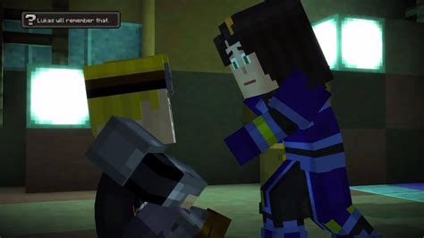 Minecraft Story Mode Episode 7 Lukas X Jesse Romantic And Cute Scenes