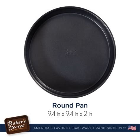 Nonstick Round Cake Pan 9 Thick Carbon Steel Cake Pan With 2 Layers