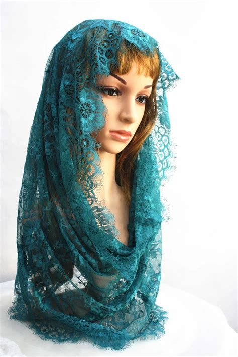 Catholic Head Scarf women Kerchief Chapel lace Church Veil Wedding ...