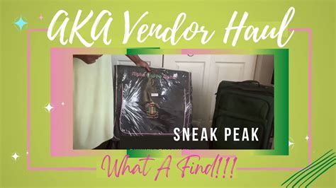 70th AKA Boule 2022 Vendor Haul SNEAK PEEK The Accidental Find