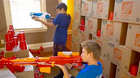 Nerf War House Of Cups 3 Youtube