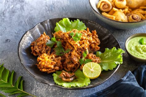 Indian Cuisine Indian Food Pakora Traditional Indian Deep Fried Snack