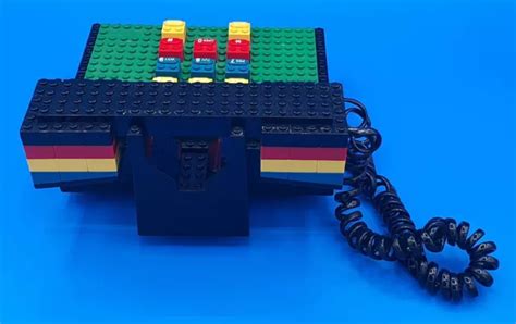 Rare Vintage Tyco Super Blocks Lego Novelty Telephone From 1980s £55 00