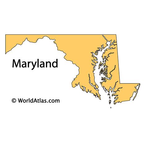 Maryland Maps And Facts World Atlas