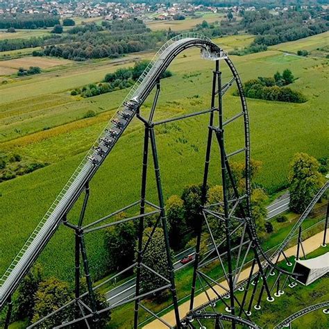 New Hyperion Roller Coaster At Energylandia In Poland Double Tap If