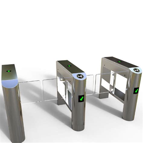 Office Building Electronic Turnstile Gates Automatic Indentification