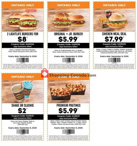 Harveys Canada Flyer Coupons Offer On August 20 September 6