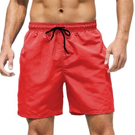 Cllios Mens Swimming Trunks 5 Inch Inseam Quick Dry Swim Shorts Summer