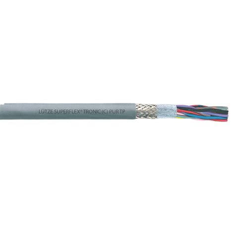 24 Awg 4 Conductor Shielded Lutze Superflex Tronic Pur Tp 300v Cables